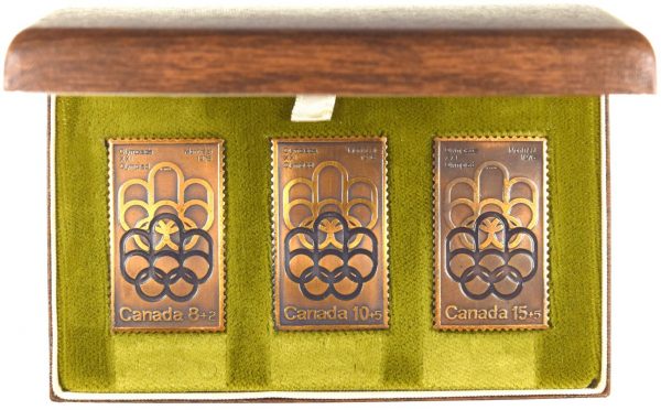 Καναδάς Canada 1976 Olympics Bronze Stamp Set