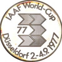 Germany Dusseldorf 1977 World Cup Silver Medal