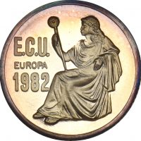 Ελληνικός Συλλεκτικός Κύκλος ECU 1982 Ασημένιο Proof