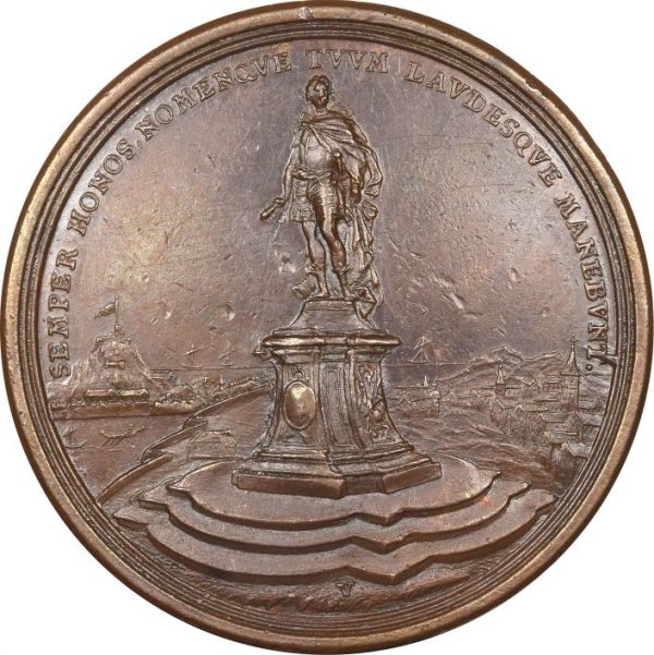 Corfu Italy Bronze Medal 1716 Commemorating The Defence of Corfu Against The Turks