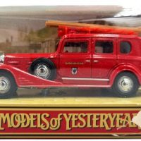 Αυτοκινητάκι Diecast Matchbox Models Of Yesterday 1933 Cadillac Fire Engine 1:46