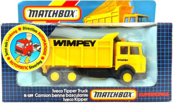 Αυτοκινητάκι Diecast Matchbox Wimpey Iveco Tipper Truck 1:43