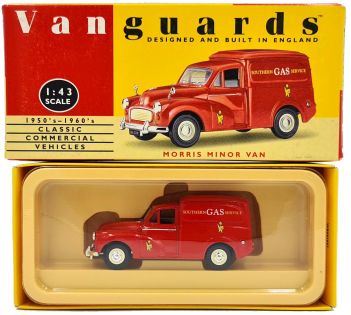 Αυτοκινητάκι Diecast Vanguards Morris Minor Van Sothern Gas 1:43