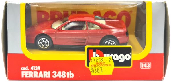 Αυτοκινητάκι Diecast Burago Ferrari 348tb 1:43
