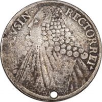 Dalmatia Republic Of Ragusa 1 Thaler 1779 Silver With Hole