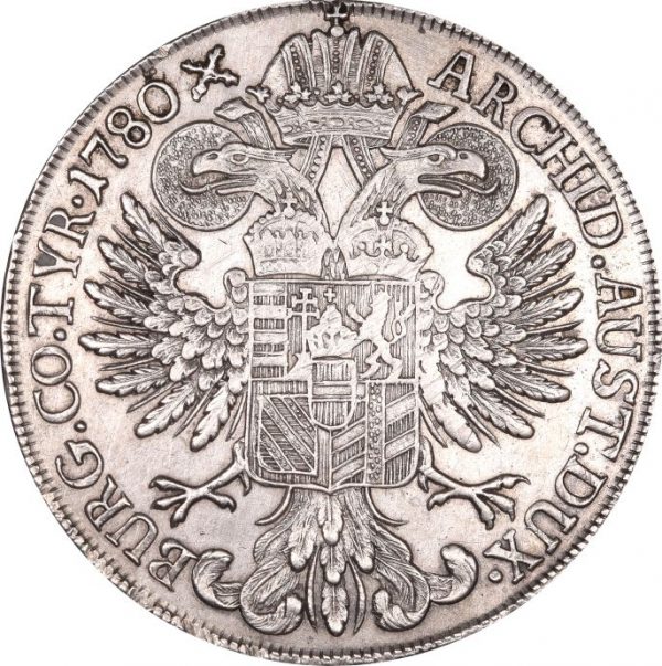 Austria 1780 1 Thaler Maria Theresa Guenzeberg Mint 1783-1785