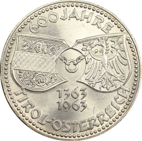 Αυστρία Austria 25 Schilling 1963 Silver Uncirculated Condition
