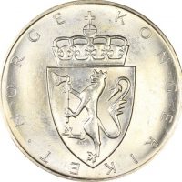 Νορβηγία Norway 10 Kroner 1964 Silver Uncirculated