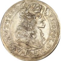 Ουγγαρία Hungary 15 Kreuzer 1682 Silver Leopold High Grade