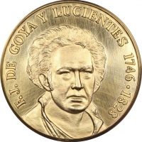 Ασημένιο Μετάλλιο 999/1000 ΕΣΚ De Goya La Maja Desnuda