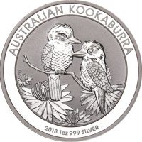 Αυστραλία Australia 1 Dollar Silver Proof Kookaburra 2013 1 Oz