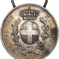Italy Al Valore Militare Medal Gunu Gadu Ethiopia 24th April 1936 Rare