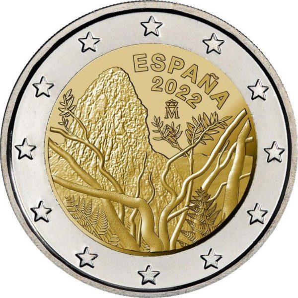 Ισπανία Spain 2 Ευρώ 2022 Garajonay National Park