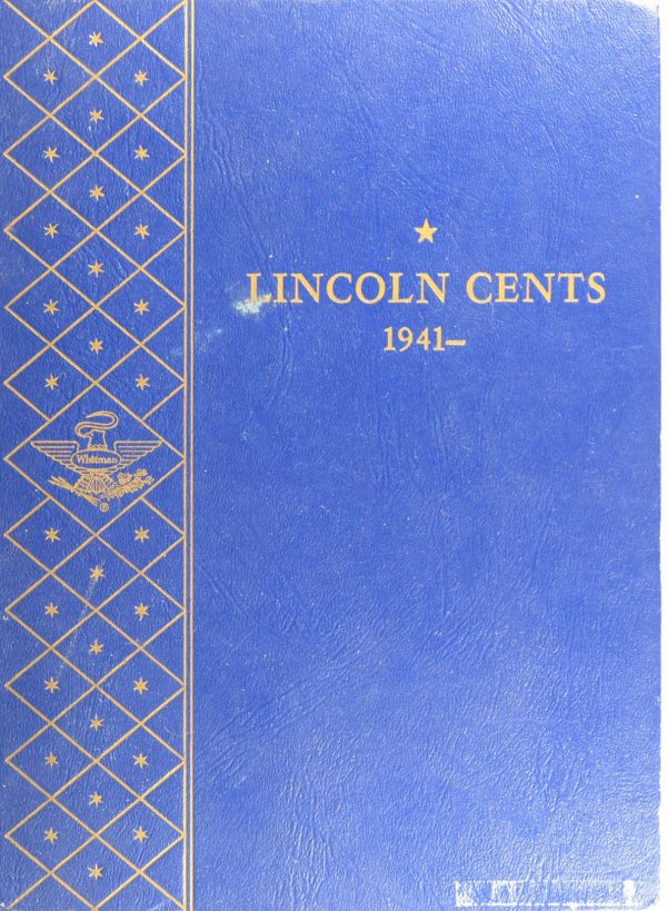 United States 1941 - 1974 Lincoln Cent Collection In Whitman Album
