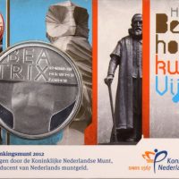 Netherlands 5 Euro 2012 Silver Coincard Sculpture