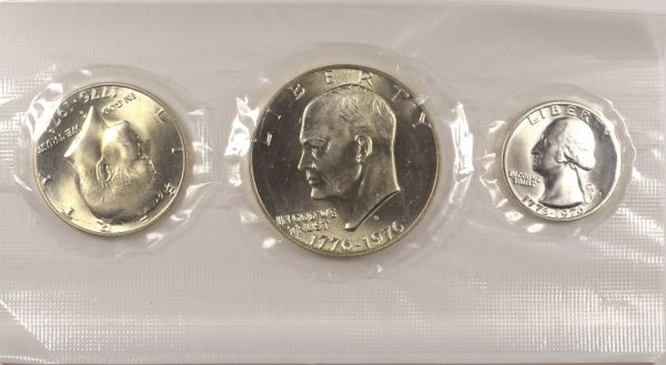 United States 1776 - 1976 Bicentenial Silver Coin Set