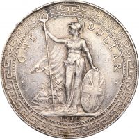 Βρετανία Great Britain Silver Trade Dollar 1930