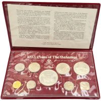 Μπαχάμες Bahamas 1973 Specimen Coin Set With Case And Certificate