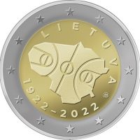 Λιθουανία Lithuania 2 Ευρώ 2022 100 Years Of Basketball