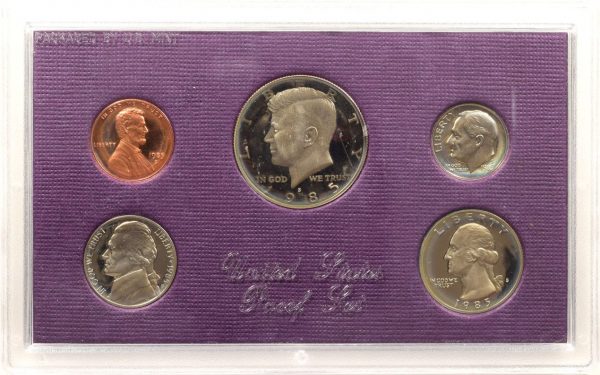 Ηνωμένες Πολιτείες United States 1985 s Coin Proof Set