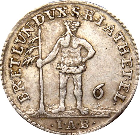 German States Brunswick Luneburg Calenberg Hannover 1/6 Thaler 1735