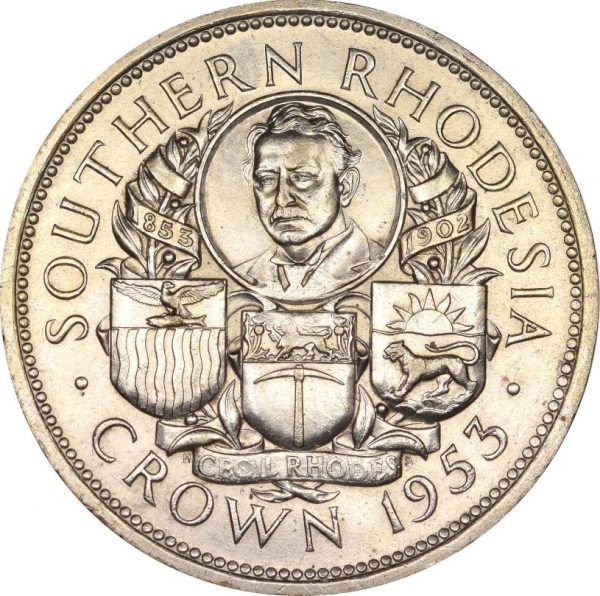 Southern Rhodesia Silver Crown 1953 Uncirculated