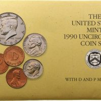 United States Official 1990 Double Uncirculated Coin Sets D And P Mintmarks