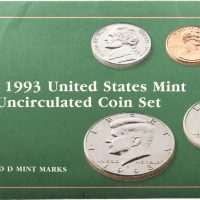 United States Official 1993 Double Uncirculated Coin Sets D And P Mintmarks