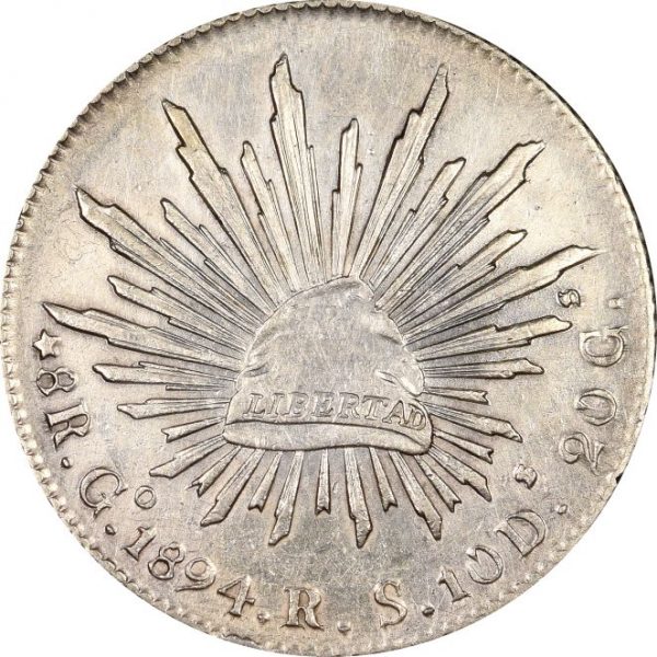 Μεξικό Mexico 8 Real 1894 Silver High Grade