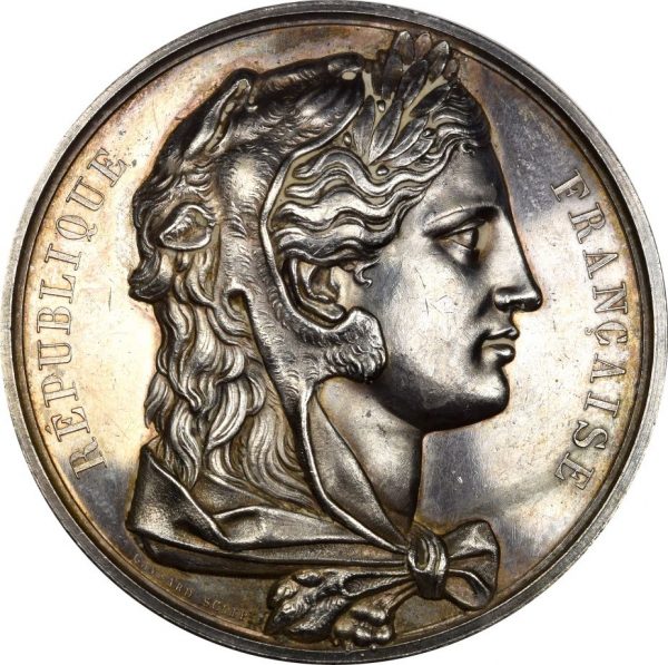 France Large Silver Medal 1849 Assemblee Nationale
