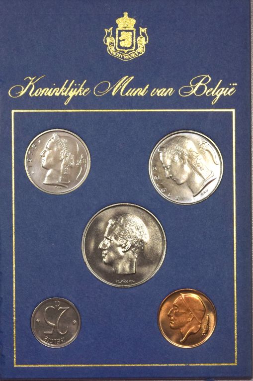 Βέλγιο Belgium 1975 Uncirculated Coin Set