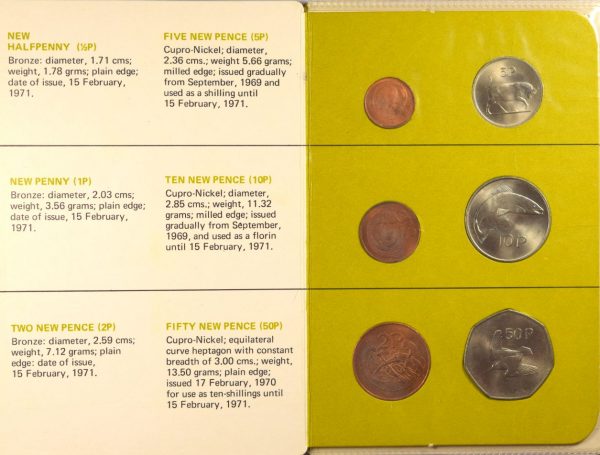 Ιρλανδία Ireland 1976 Decimal Coin Set