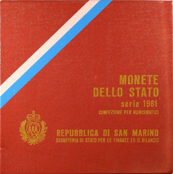 Σαν Μαρίνο San Marino 1981 Coin Set With Silver
