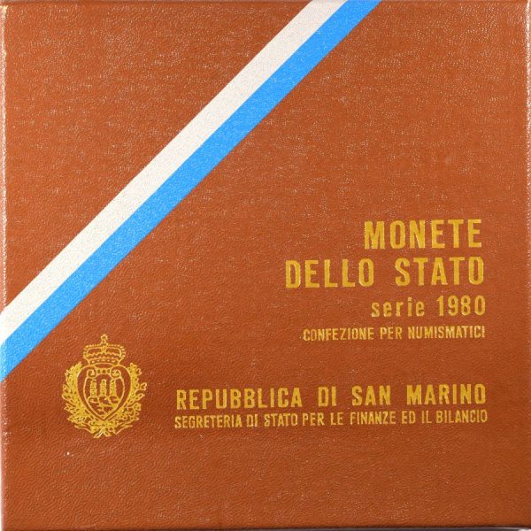 Σαν Μαρίνο San Marino 1980 Coin Set With Silver
