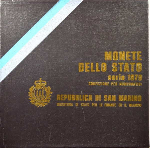 Σαν Μαρίνο San Marino 1979 Coin Set With Silver