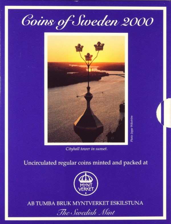 Σουηδία Sweden 2000 Official Uncirculated Regular Coin Set