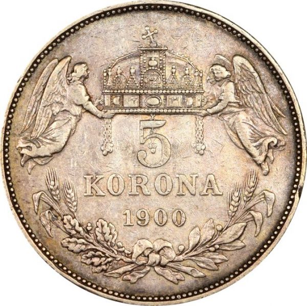 Ουγγαρία Hungary 5 Korona 1900 Silver