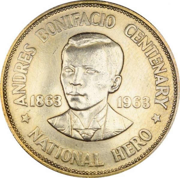 Φιλιππίνες Philippines 1963 Silver 1 Peso Commemorative National Hero