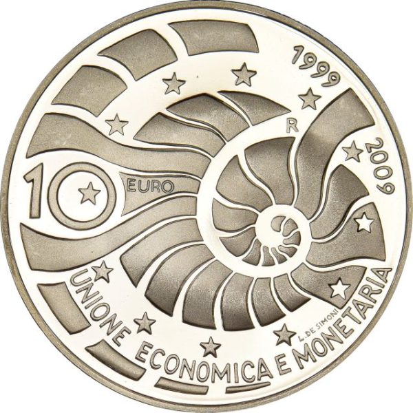 Σαν Μαρίνο San Marino 10 Euro 2009 Silver Proof Monetary Union