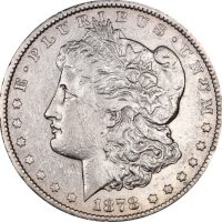 United States Silver Morgan Dollar 1878 Carson City CC