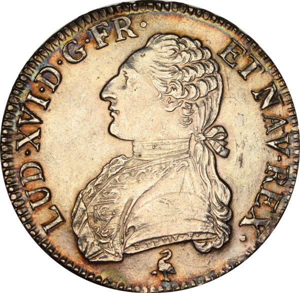 Γαλλία France 1 Ecu 1791 Louis XVI Silver Uncirculated