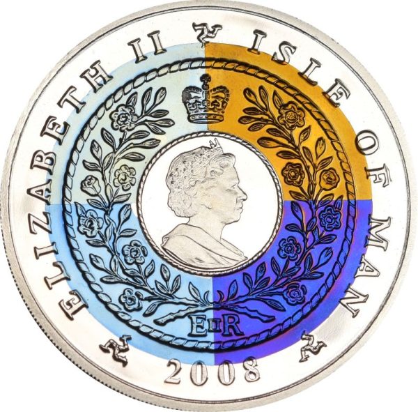 Isle of Man 1 Crown 2008 International Year of the Earth Pobjoy Mint Bimetal