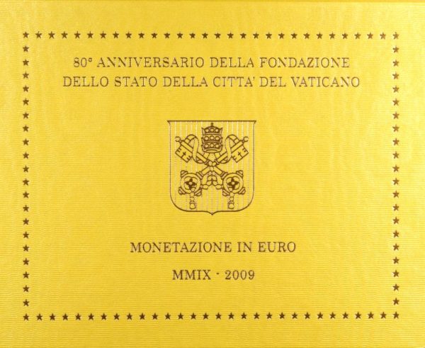Βατικανό Vatican 2009 Official Euro Coin Set