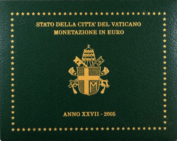 Βατικανό Vatican 2005 Official Euro Coin Set