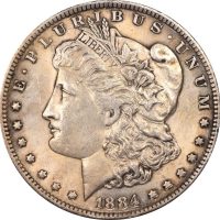 Ηνωμένες Πολιτείες United States Silver Morgan Dollar 1884 Ο