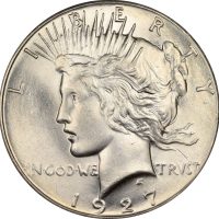 Ηνωμένες Πολιτείες United States Silver Peace Dollar 1927