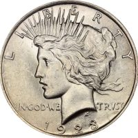Ηνωμένες Πολιτείες United States Silver Peace Dollar 1923