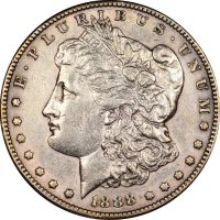 Ηνωμένες Πολιτείες United States Silver Morgan Dollar 1888 S Rare!