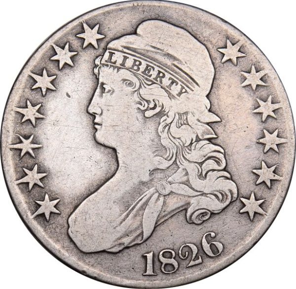 Ηνωμένες Πολιτείες United States Silver 1826 Capped Bust Half Dollar