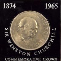 Μεγάλη Βρετανία Great Britain Winston Churchill Crown 1965 In Plastic Case